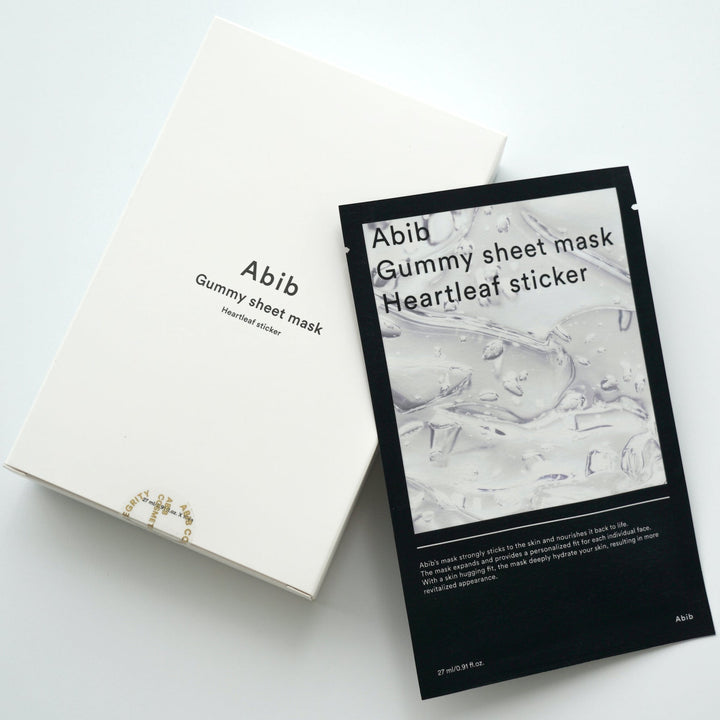 AbibGummy Sheet Mask Heartleaf Sticker (10pcs/box) - La Cosmetique