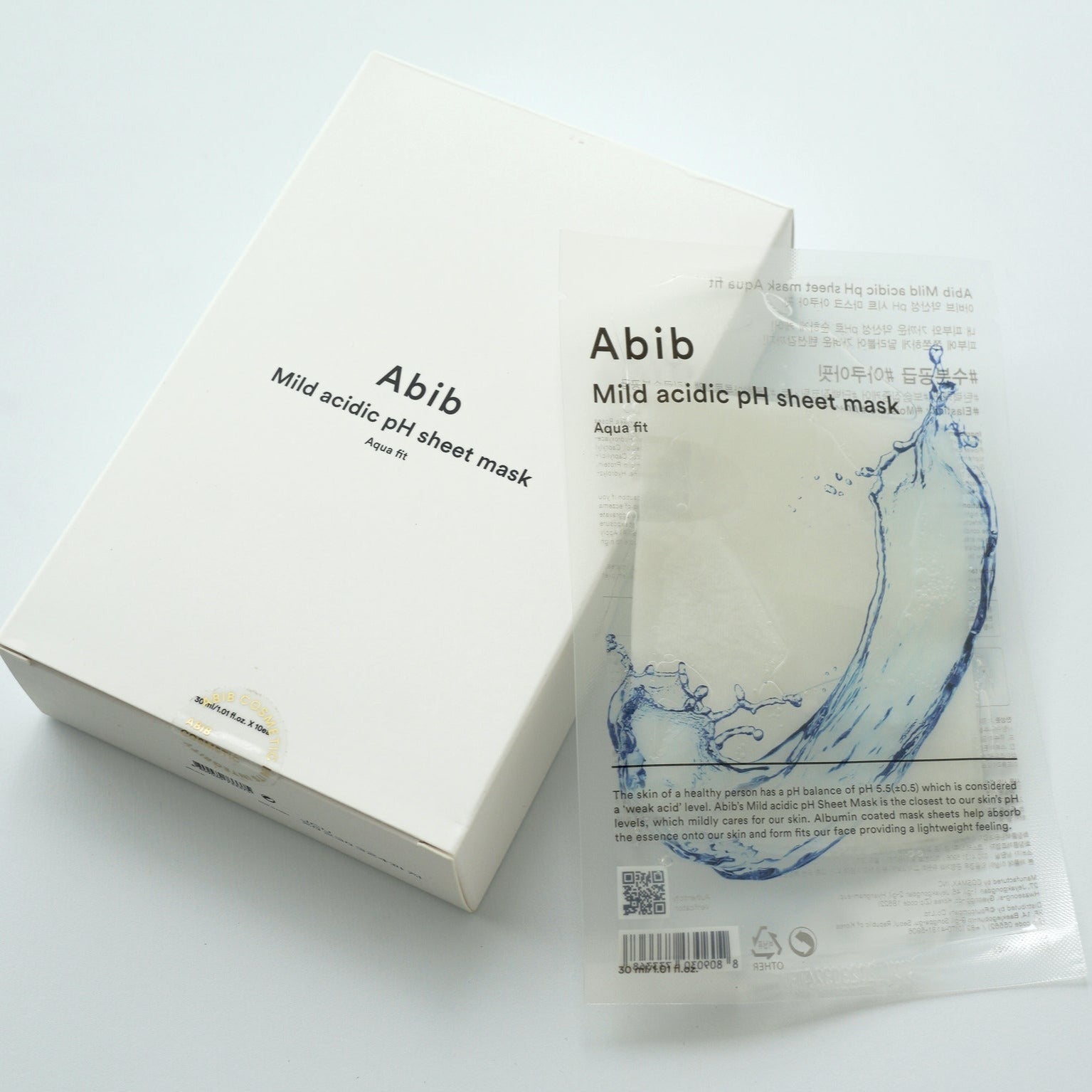 AbibMild Acidic pH Sheet Mask Aqua Fit 1pc - La Cosmetique