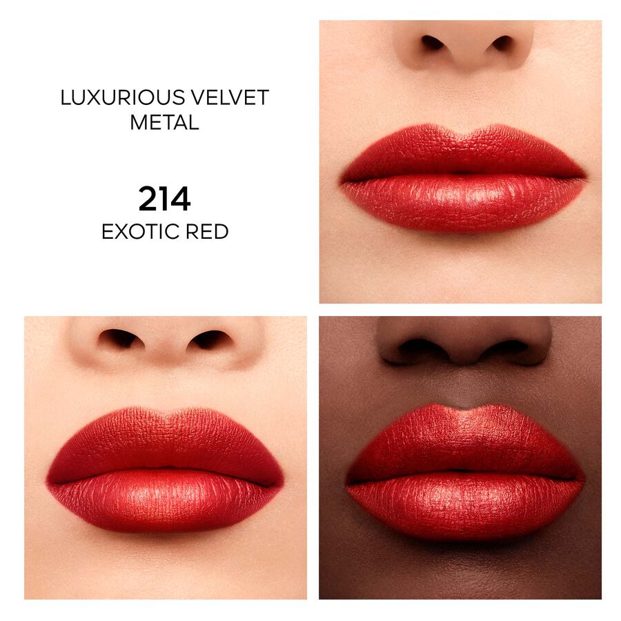 GuerlainRouge G Luxurious Velvet 16H Wear Velvet Metal Lipstick (6 Colours) - La Cosmetique