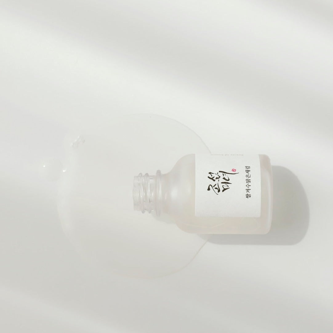 Beauty of Joseon Glow Deep Serum with rice and alpha-arbutin in a 30ml bottle, demonstrating its lightweight, hydrating formula.