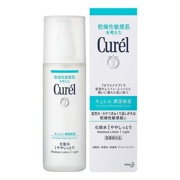 Kao Curel Intensive Moisture Care Moisture Lotion I Light for sensitive skin, 150ml Japanese face moisturizer with hydrating formula