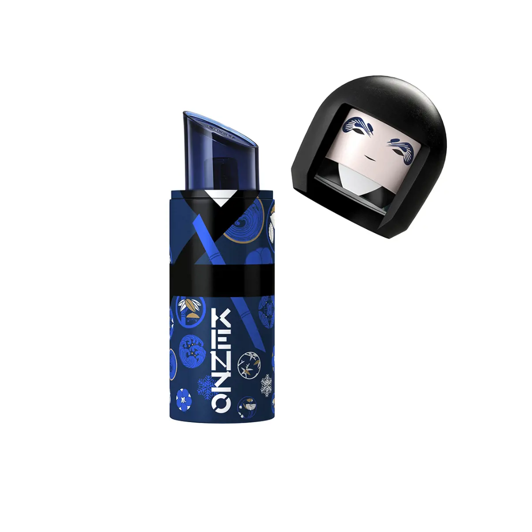 Kenzo Valentine’s 2023 Homme Intense body fragrance bottle, 110ml, with sleek design and bold branding.