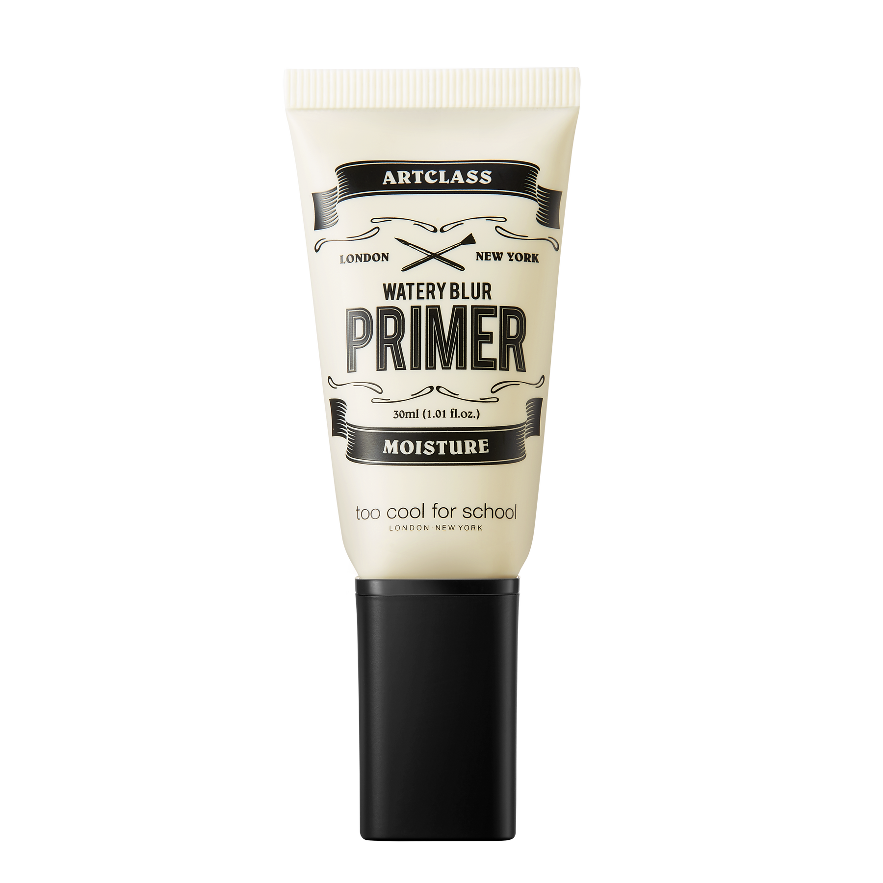 Too Cool For School Artclass Watery Blur Primer 30ml in sleek packaging, designed to create a smooth, matte finish on the face.
