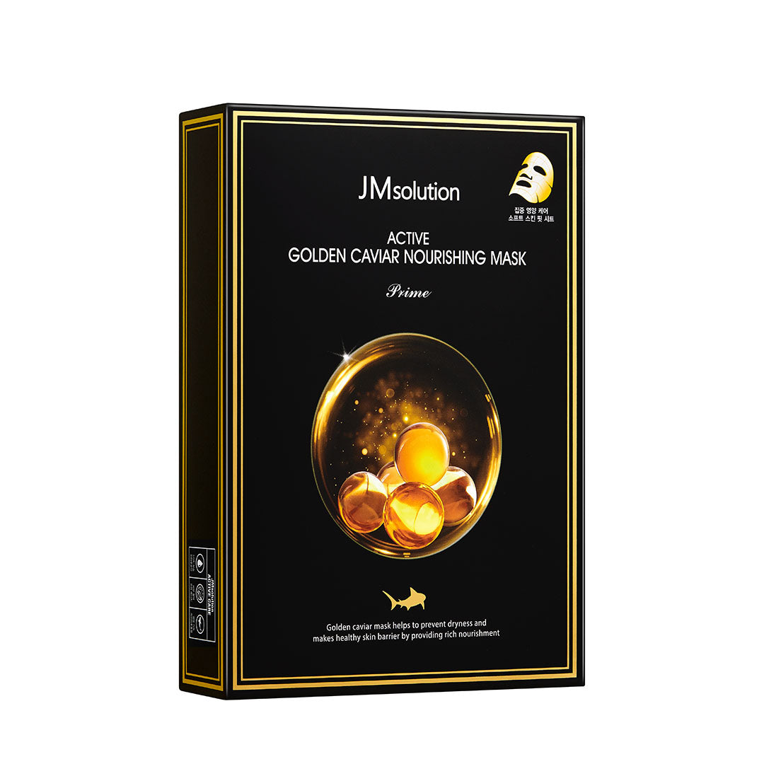 JM SolutionActive Golden Caviar Nourishing Mask Prime 10pcs - La Cosmetique