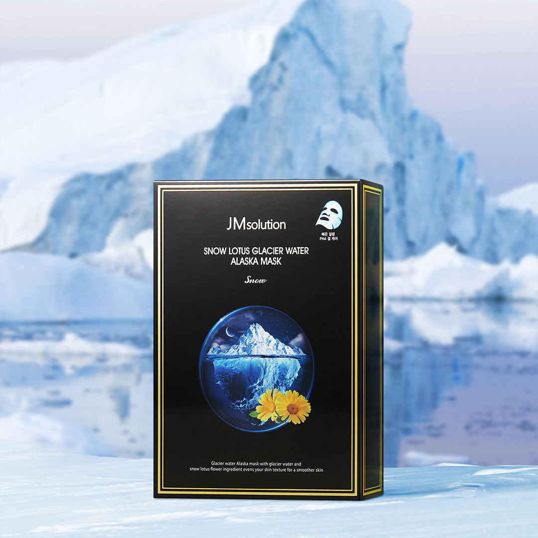 JM SolutionSnow Lotus Glacier Water Alaska Mask Snow 10pcs - La Cosmetique