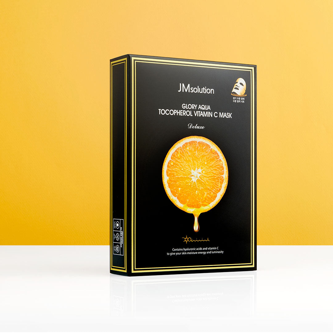 JM SolutionGlory Aqua Tocopherol Vitamin C Mask Deluxe 10pcs - La Cosmetique