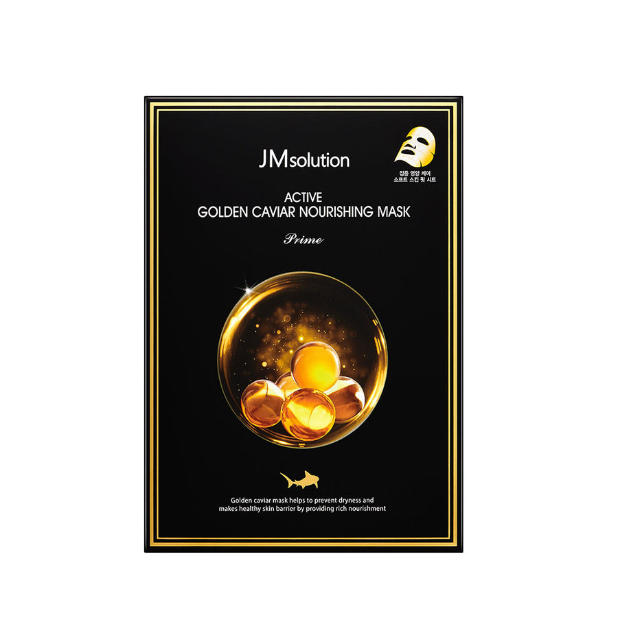 JM SolutionActive Golden Caviar Nourishing Mask Prime 10pcs - La Cosmetique