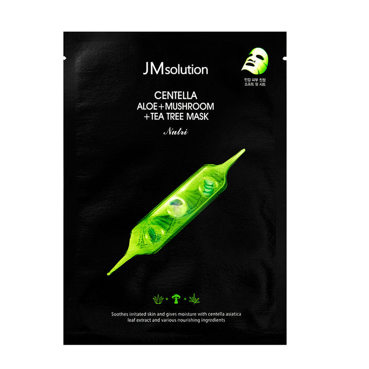 JM SolutionCentella Aloe+Mushroom+Tea Tree Mask & Soothing Essence Special Set - La Cosmetique