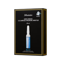 Water Luminous S.O.S Ampoule Hyaluronic Mask Box Plus Black [10pcs]
