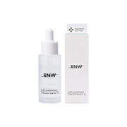 RNW Der Concentrate Hyaluronic Acid Plus serum in a 30ml bottle, showcasing clear liquid and minimalist packaging.