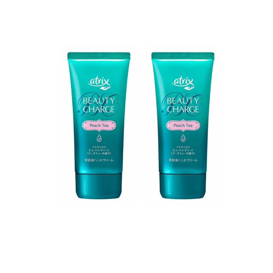 KAOAtrix Beauty Charge Hand Cream Peach Tea [Twin Bundle] - La Cosmetique
