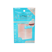 Shobido Futaeme Eye Tape 120pcs for eyelid lifting and shaping, with adhesive glue, shown in a close-up image.
