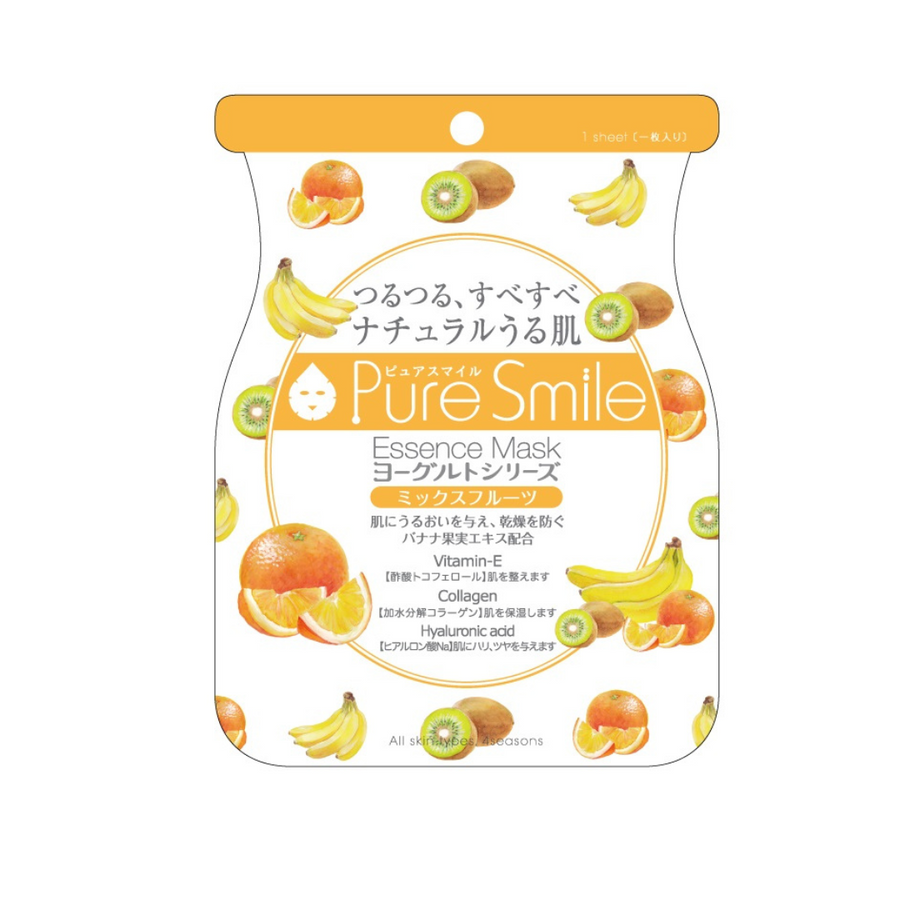Sun SmilePure Smile Essence Mask Mix Fruit Yoghurt 1pc - La Cosmetique
