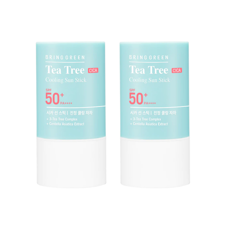 Bring GreenTea Tree Cica Cooling Sun Stick Double Pack 22g*2 - La Cosmetique