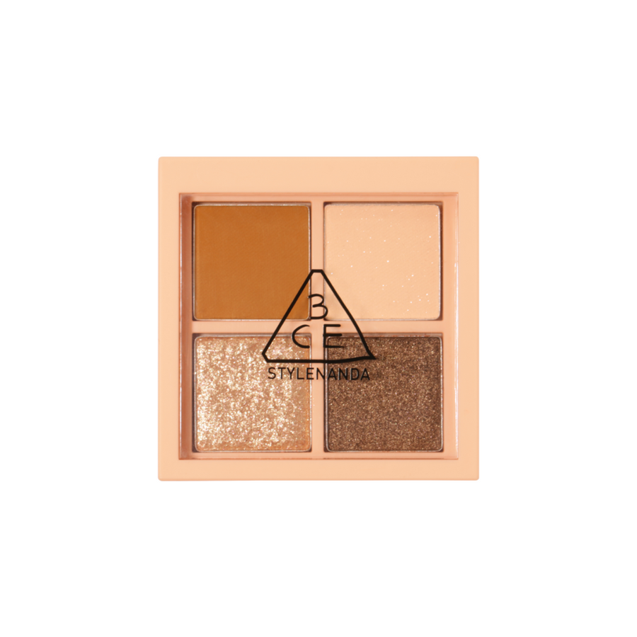 3CEMini Multi Eye Color Palette #Almond Fudge - La Cosmetique
