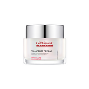 Cell Fusion C Expert Vita.CEB12 face moisturizer in a 50ml jar, featuring a smooth, creamy texture for skin hydration and nourishment.