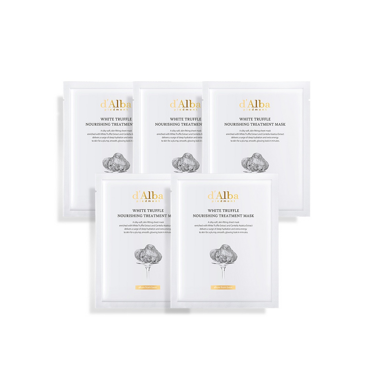 D'AlbaWhite Truffle Nourishing Treatment Mask (5pcs/Box) - La Cosmetique