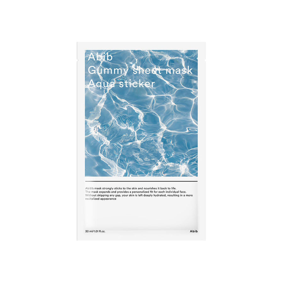 AbibGummy Sheet Mask Aqua Sticker (1pc) - La Cosmetique