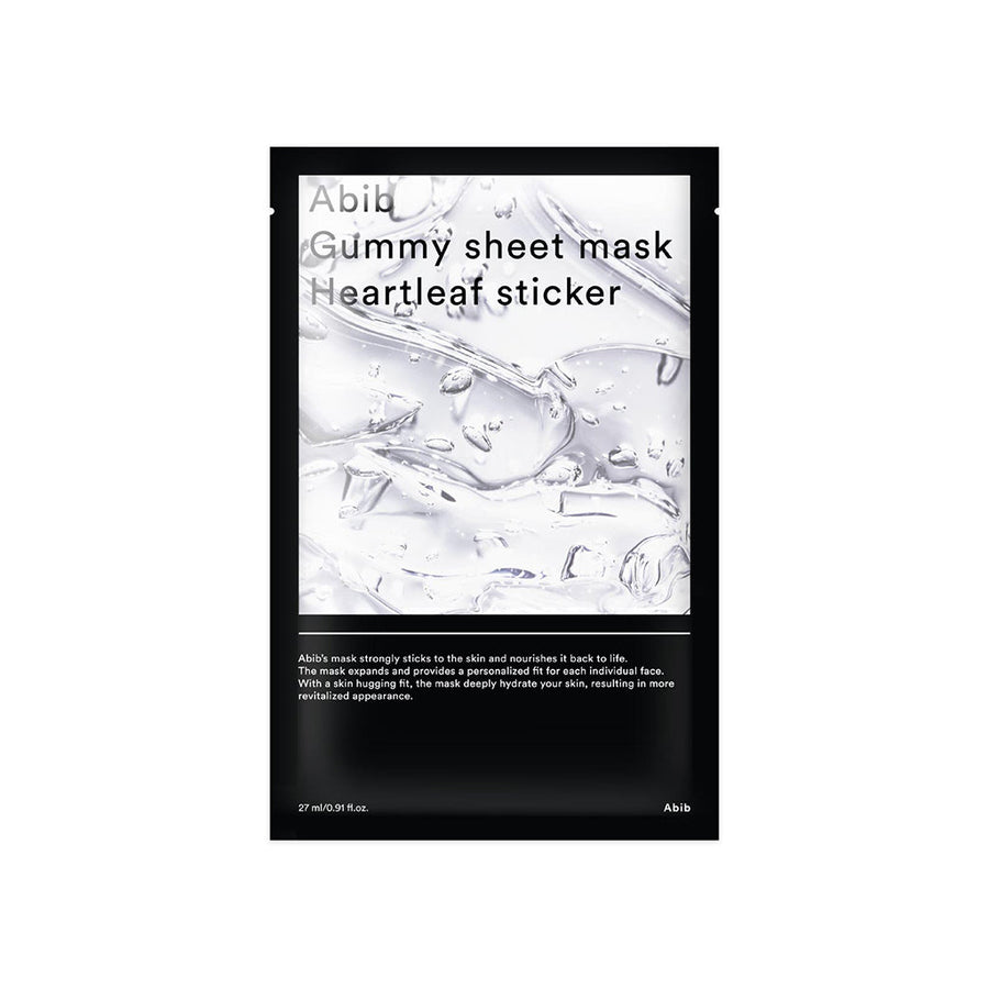 AbibGummy Sheet Mask Heartleaf Sticker 1pc - La Cosmetique