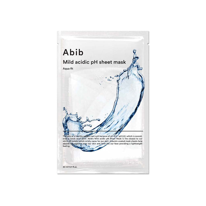 AbibMild Acidic pH Sheet Mask Aqua Fit 1pc - La Cosmetique