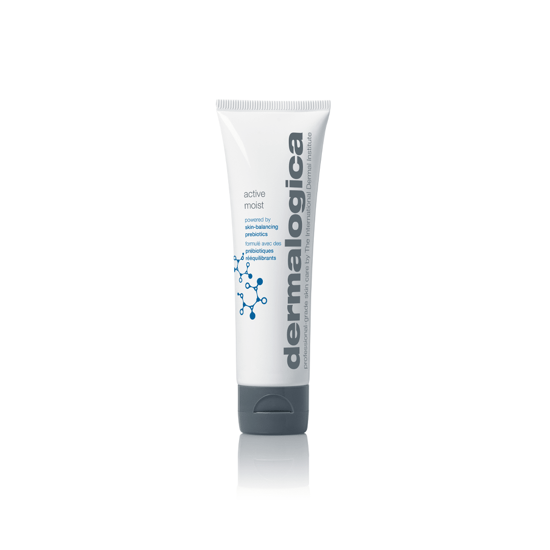 Dermalogica Active Moist face moisturiser, available in 50ml and 100ml sizes