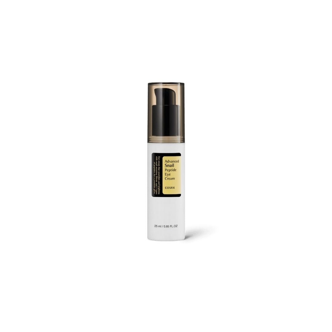 COSRX Advanced Snail Peptide Eye Cream 25ml tube and box packaging