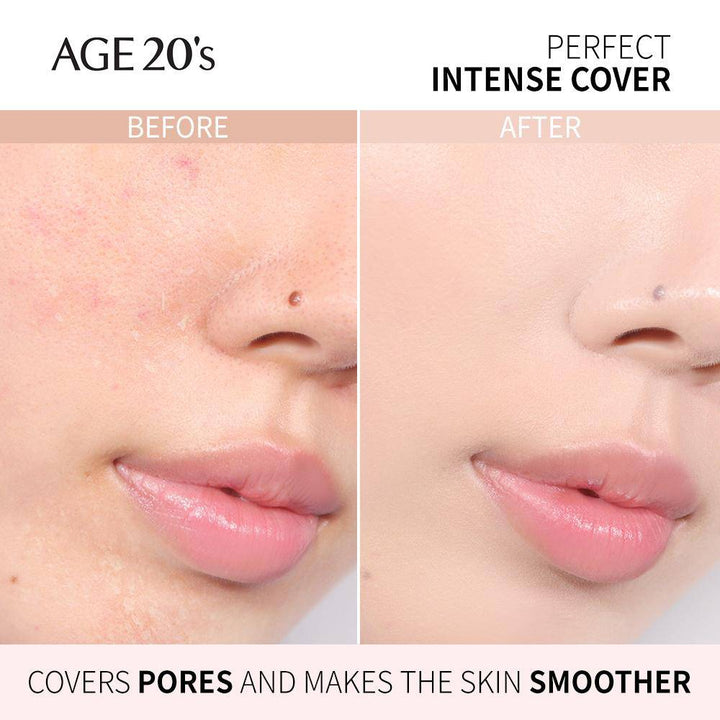Age 20'sSignature Essence Cover Pact Intense Cover SPF50+/PA++++ (2 Shades) 14g*2 - La Cosmetique