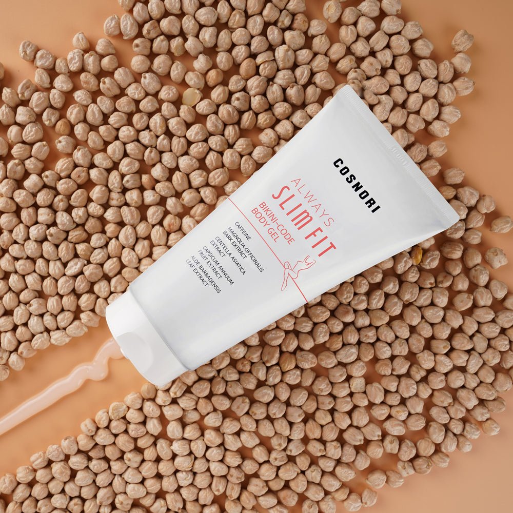COSNORI Always Slim Fit Body Gel 150ml body lotion bottle with sleek minimalist packaging