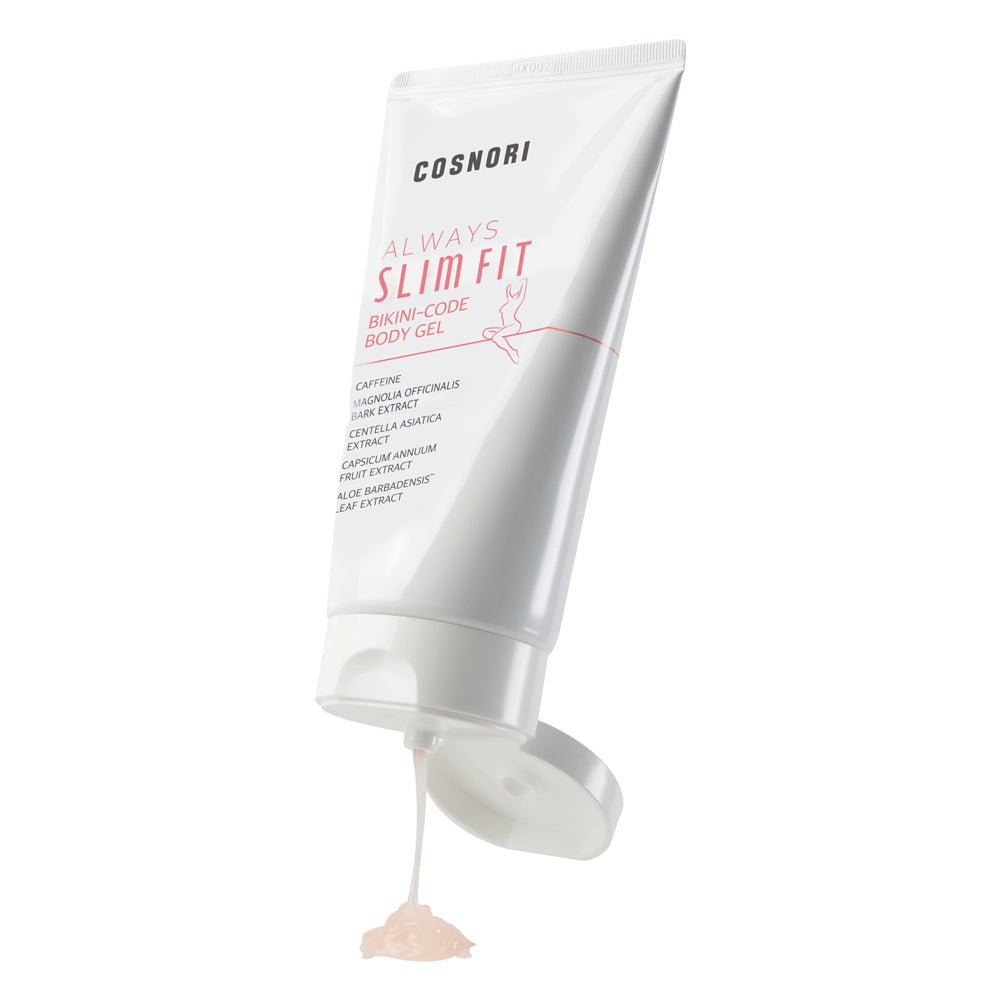 COSNORI Always Slim Fit Body Gel 150ml body lotion bottle and packaging