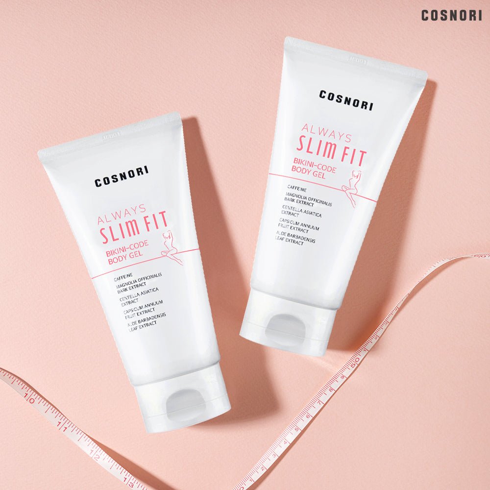 COSNORI Always Slim Fit Body Gel 150ml body lotion bottle and packaging