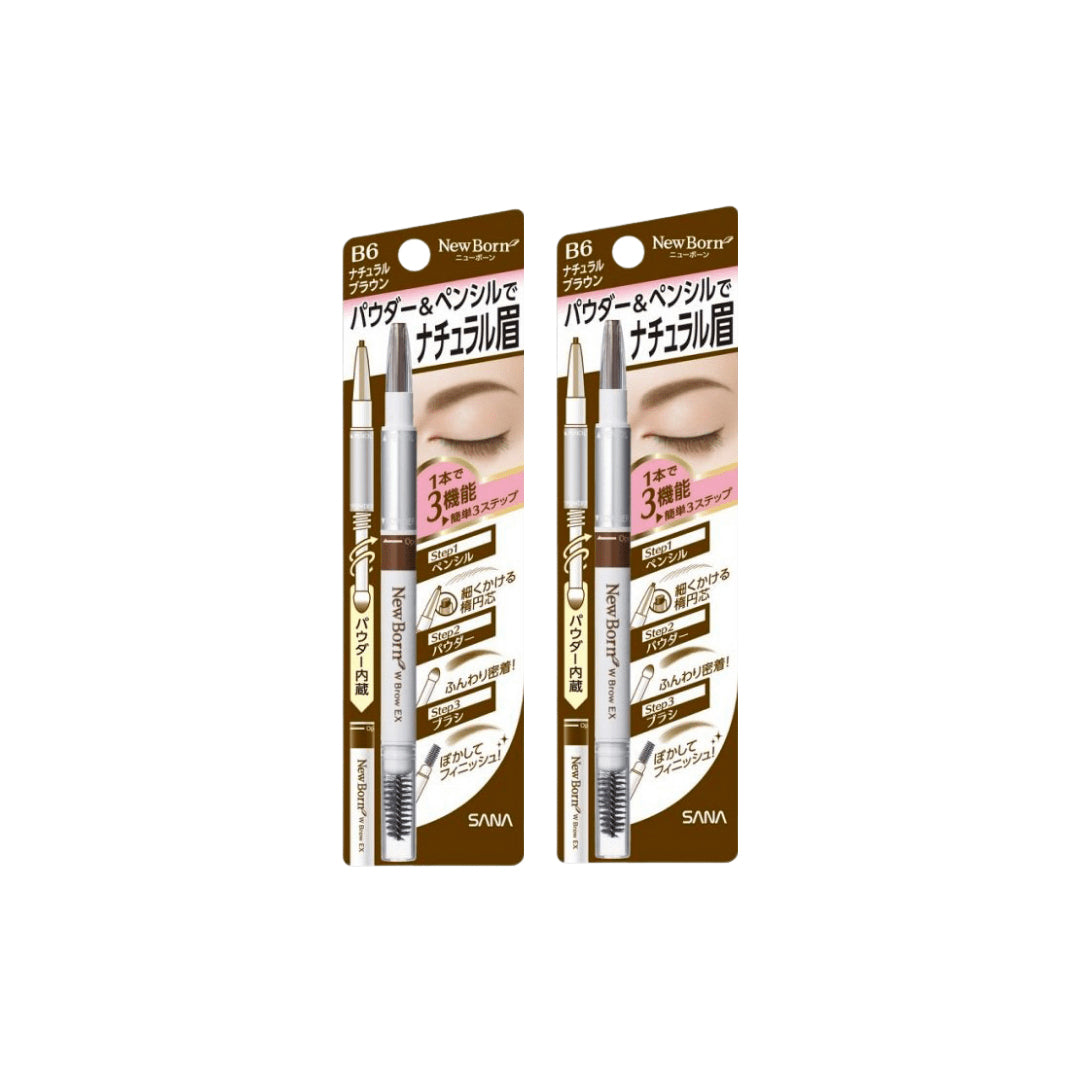 SNPSana Newborn 3Step Eyebrow - B6 (Twin Pack) [Online Exclusive] - La Cosmetique