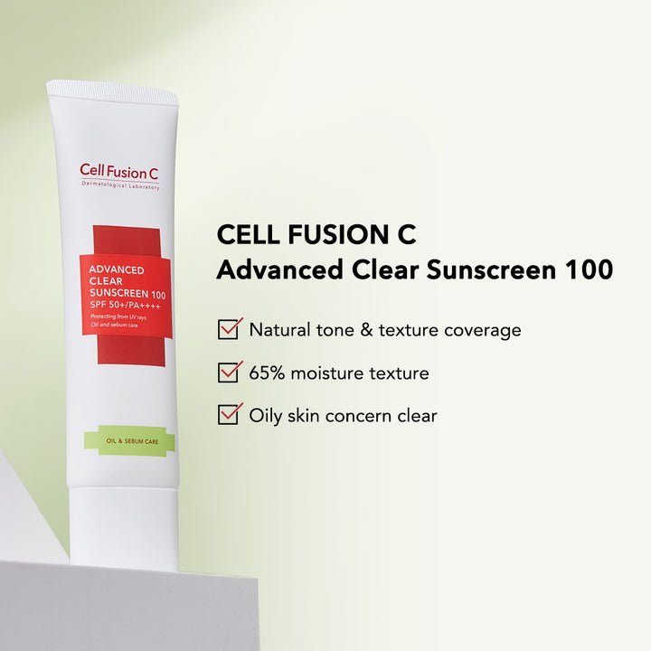 Cell Fusion C Advanced Clear Sunscreen 100 SPF 50+/PA++++ 50ml - Shop K-Beauty in Australia