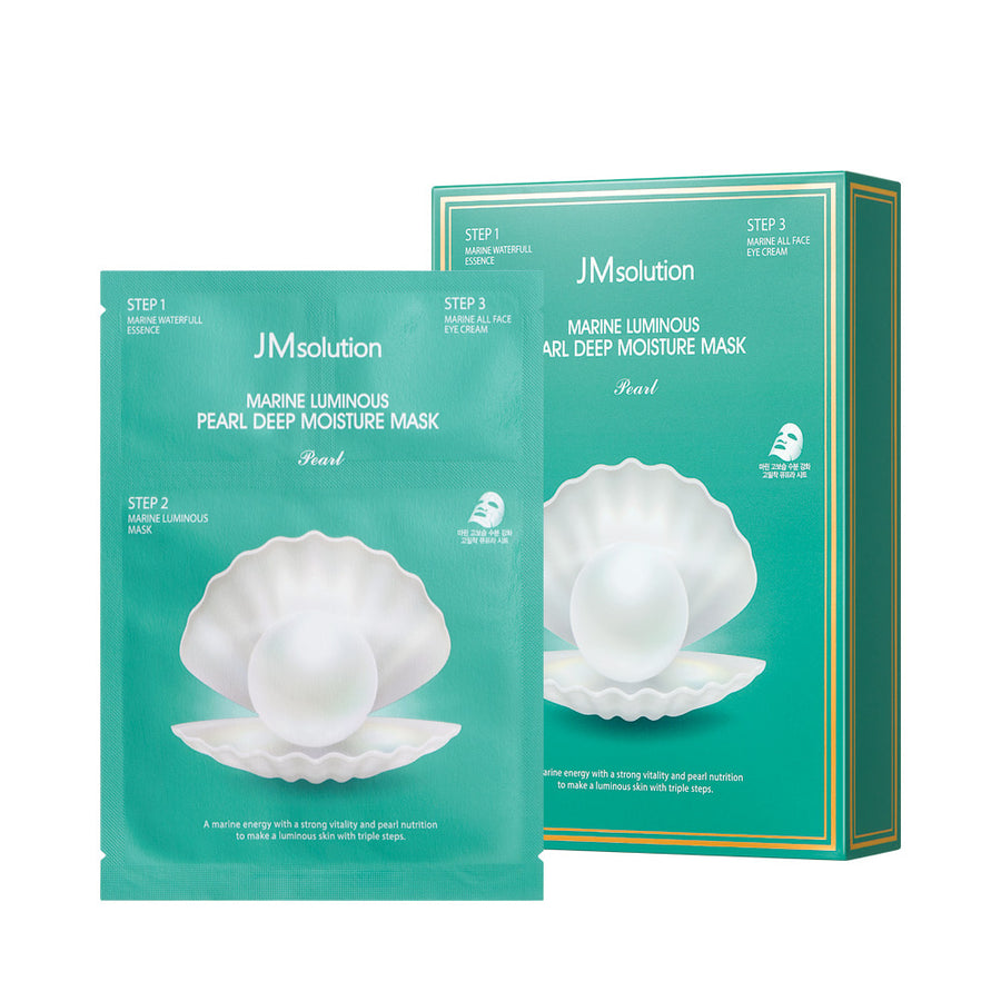 JM SolutionMarine Luminous Pearl Deep Moisture Mask Pearl 10 Pieces - La Cosmetique
