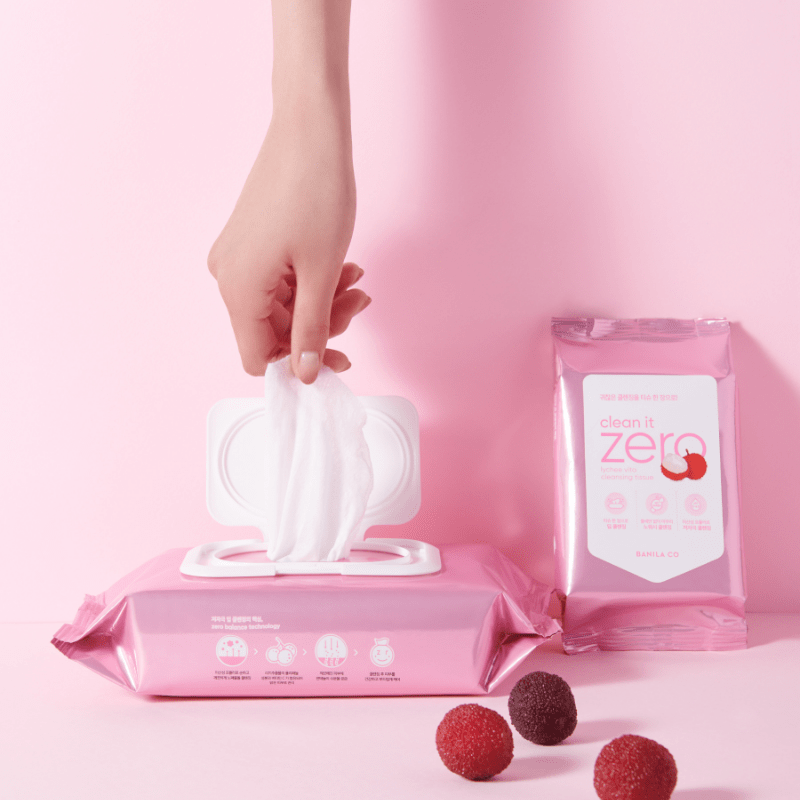 Banila Co Clean It Zero Lychee Vita Cleansing Tissue [30ea] | La Cosmetique