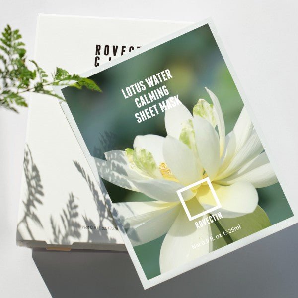 Rovectin Clean Lotus Water Calming Sheet Mask Box [10pcs] | La Cosmetique