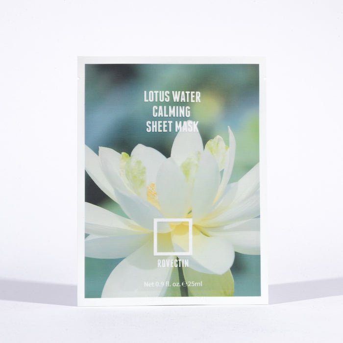 Rovectin Clean Lotus Water Calming Sheet Mask Box [10pcs] | La Cosmetique