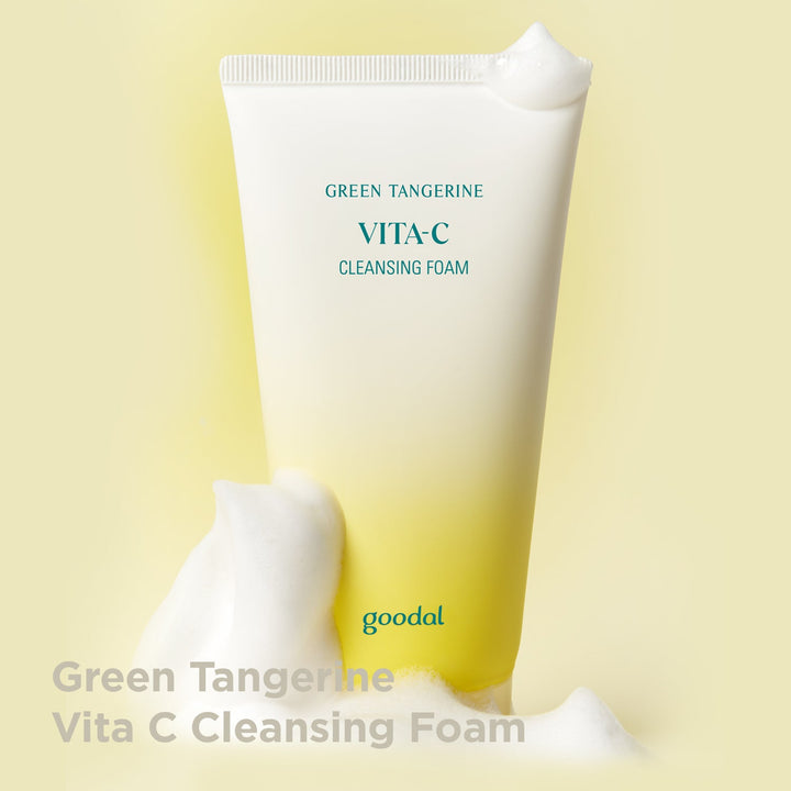 GoodalGreen Tangerine Vita C Cleansing Foam New 150ml - La Cosmetique