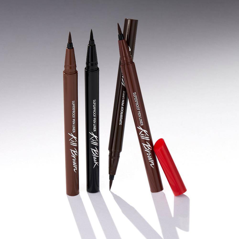 Clio Superproof Pen Liner (Black/Brown) - La Cosmetique
