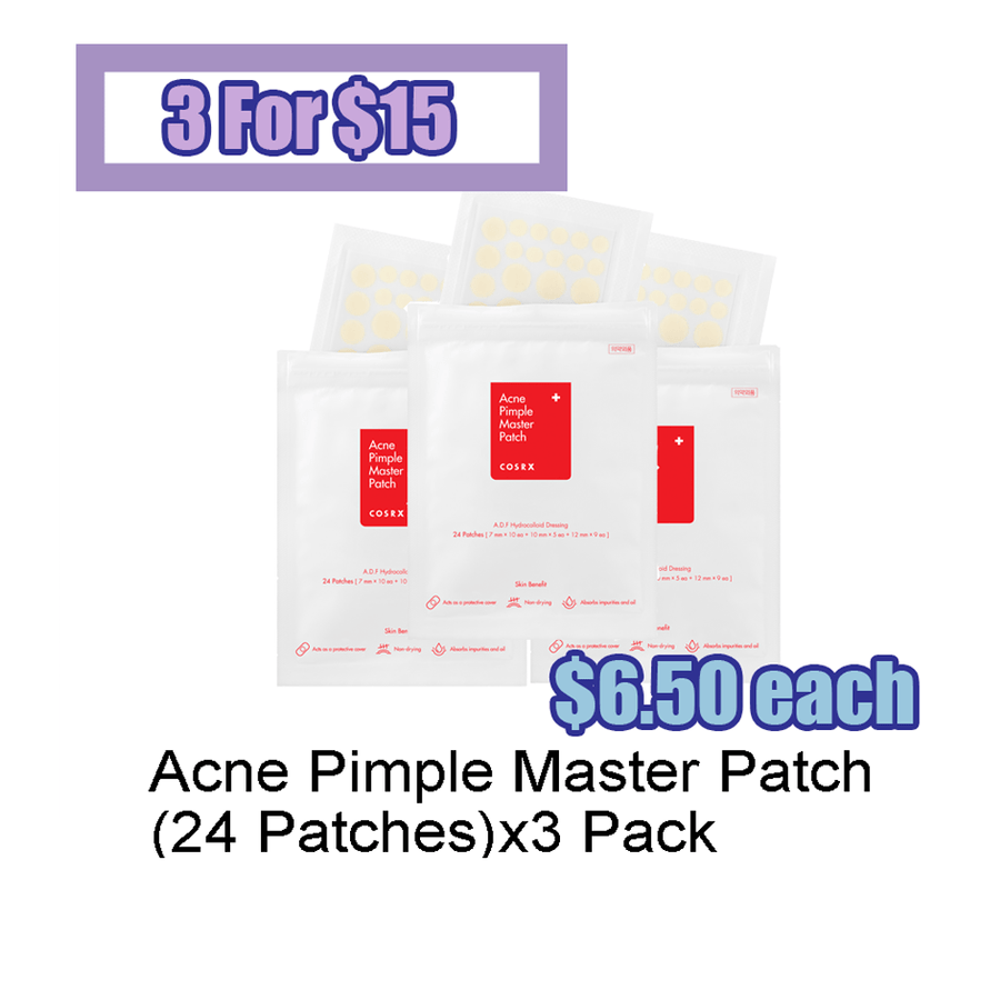COSRXAcne Pimple Master Patches (3-pack Bundle) - La Cosmetique