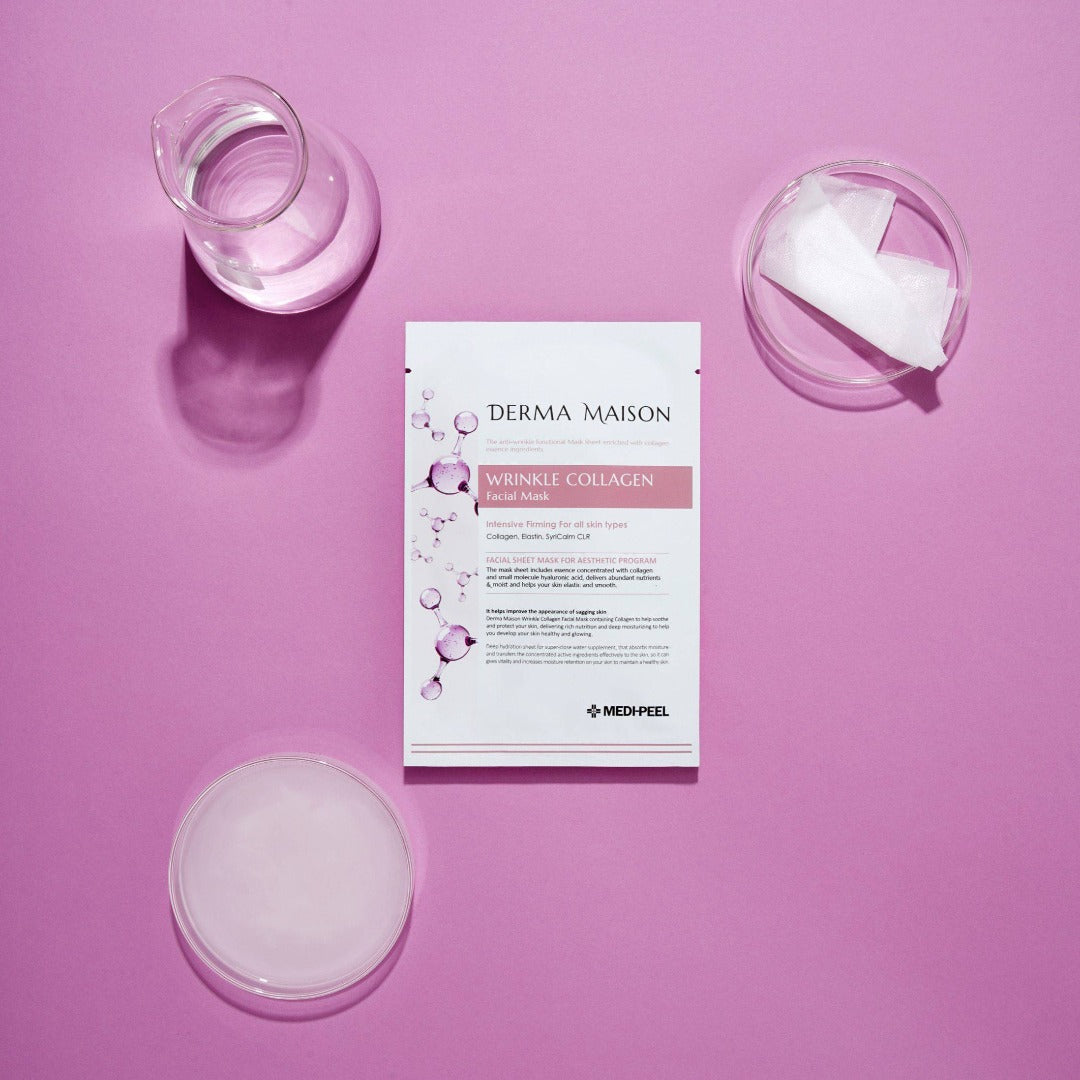 DERMA MAISONWrinkle Collagen Facial Mask 23ml x 1ea - La Cosmetique