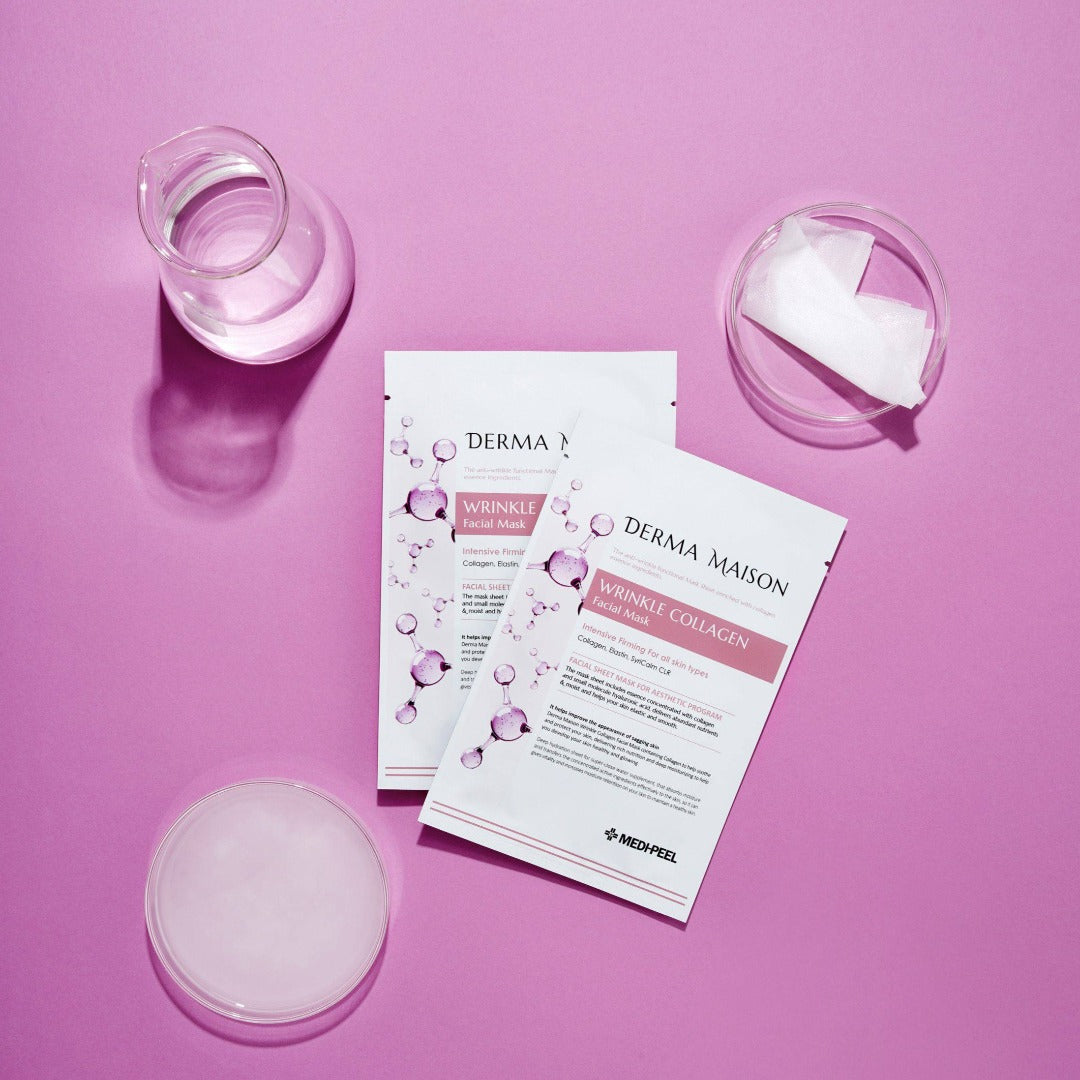 DERMA MAISONWrinkle Collagen Facial Mask 23ml x 1ea - La Cosmetique