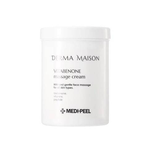 Derma Maison Vitabenone Massage Cream 1000ml in a white jar, smooth cream for massage therapy, with a clean, professional appearance.