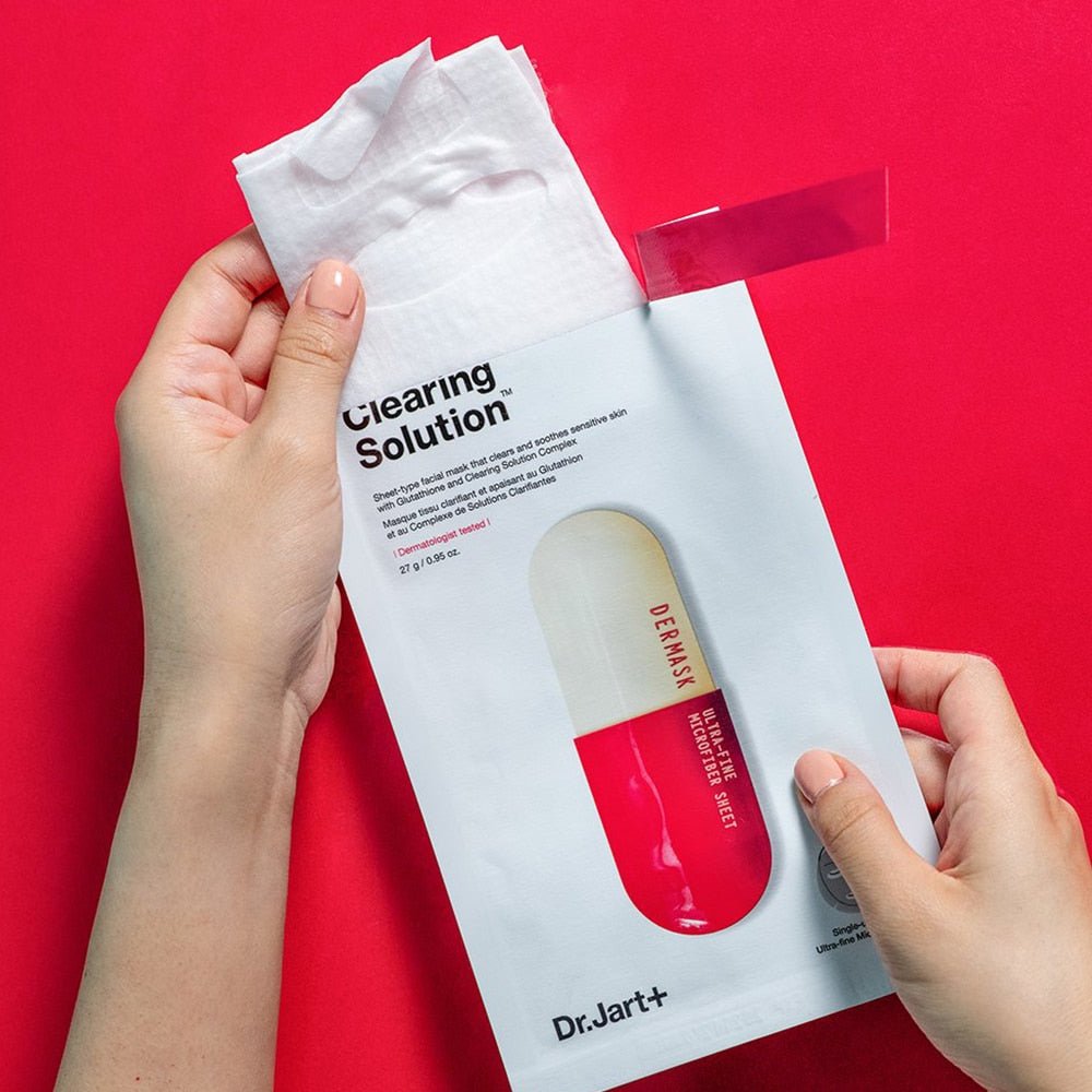 Dr. Jart+ Dermask Micro Jet Clearing Solution Sheet Mask 5pcs packaging