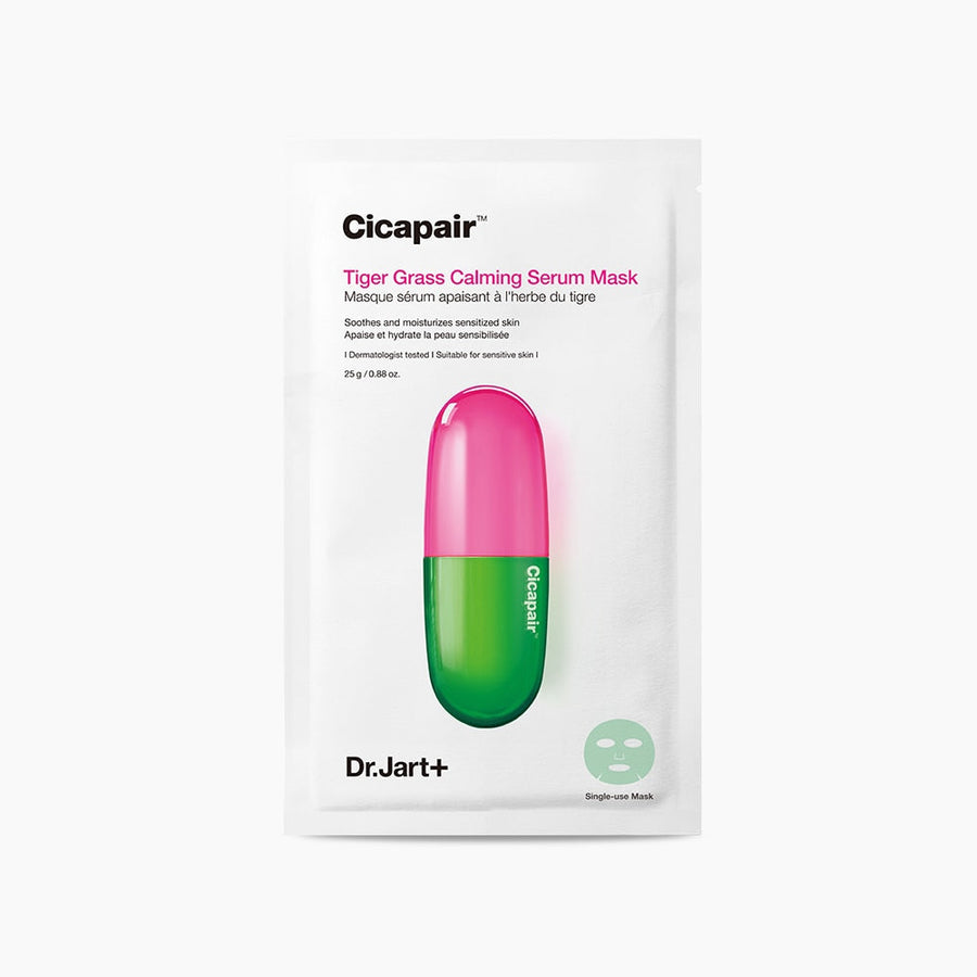 Dr. Jart+Cicapair Tiger Grass Calming Serum Mask 25g x 5 sheets - La Cosmetique