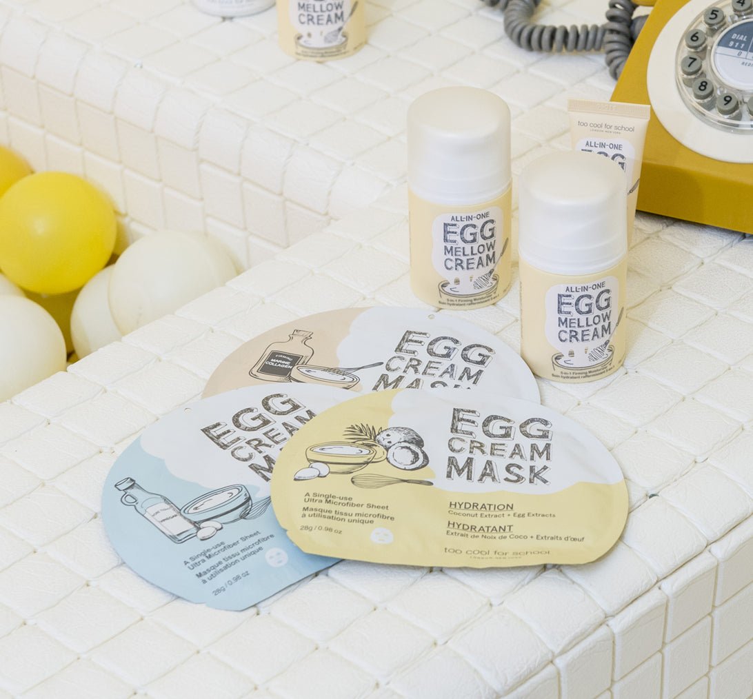 Too Cool For School Egg Cream Mask | La Cosmetique