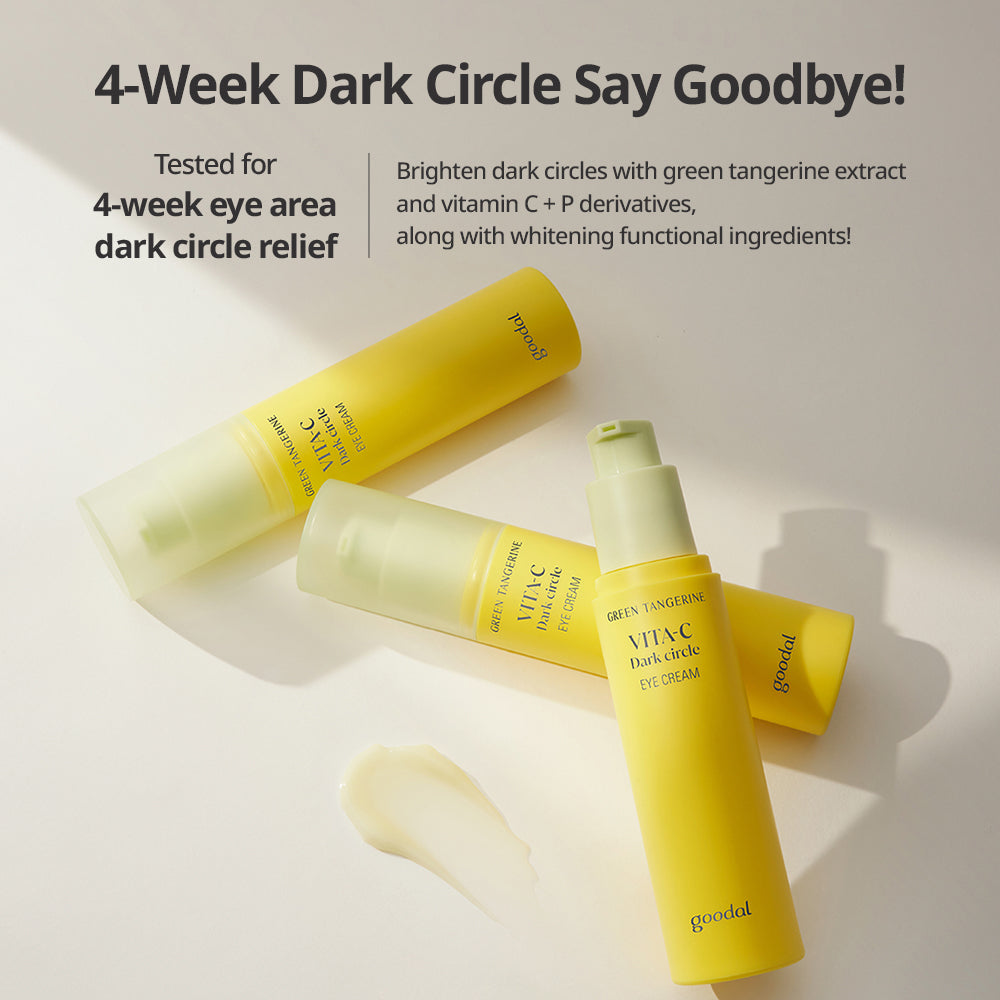 GoodalGreen Tangerine Vita C Dark Circle Eye Cream New 30ml - La Cosmetique