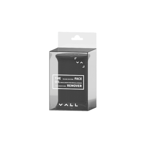 VALL Face Volcanic Stone Oil Remover Square (Black) | La Cosmetique