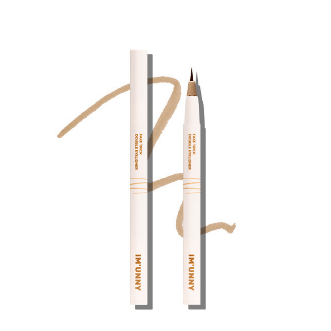 I'M UNNY Fake Trick Double Eyelidner 01 Pale Brown | La Cosmetique