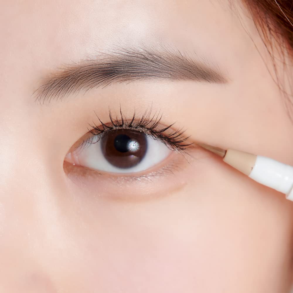 I'M UNNY Fake Trick Double Eyelidner 01 Pale Brown | La Cosmetique