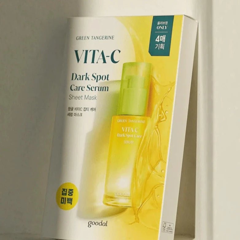Goodal Green Tangerine Vita-C Dark Spot Care Serum Sheet Mask Box [5pcs] | La Cosmetique